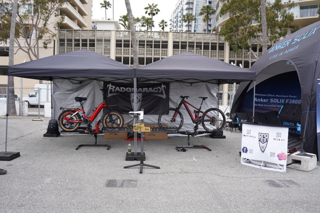 Long Beach exhibition of Radgnarack Bike racks
